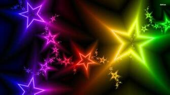 Colorful Stars Wallpaper Abstract