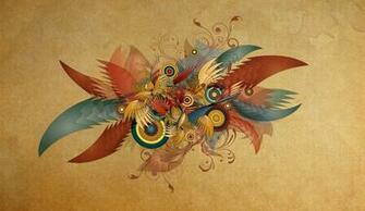 Abstract Feather Digital Art Wallpaper HD Desktop And Mobile