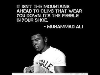 Funmozar Muhammad Ali iPhone Wallpaper With Quotes