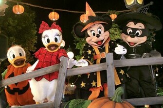 Wallpaper Disney Halloween HD Background