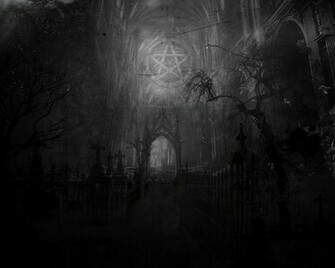 Gothic Room Dark Wallpaper Scary