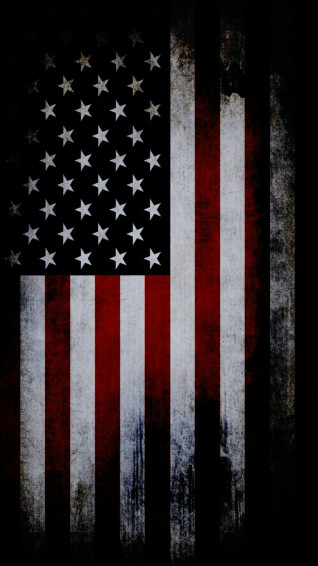 Black And White American Flag iPhone Wallpaper