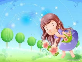 Cartoon Wallpaper Vector Childhood