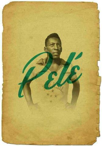 Pele Of Brazil Wallpaper Football Art