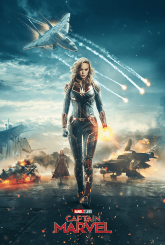 Captain Marvel Movie Poster Wallpaper