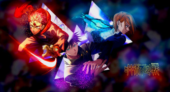 Wallpaper Jujutsu Kaisen Yuji Itadori Kugisaki Nobara