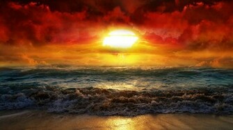 Nature Wallpaper Rising Sun HD