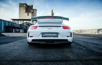 Porsche Gt3 White Rear Wallpaper Photos Pictures