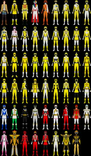 Gokai Yellow S Changes By Taiko554
