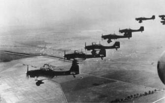 A Wing Of German Ju Stukas HD Wallpaper Background Image