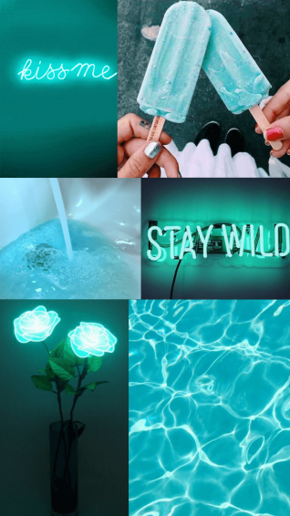 Turquoise Aesthetic Wallpaper By Von