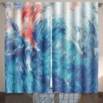 Amazon Jiahonghome Lush Decor Blue Sea Wave Artistic Splashes
