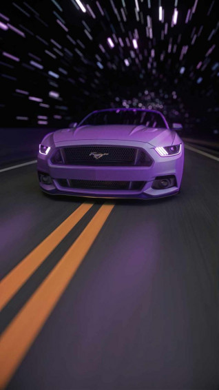 Dodge Challenger Projectors iPhone Wallpaper