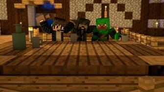 Con Amigos De Minecraft D Novaskin Me Wallpaper