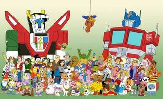 80s Cartoons Widescreen Wallpaper
