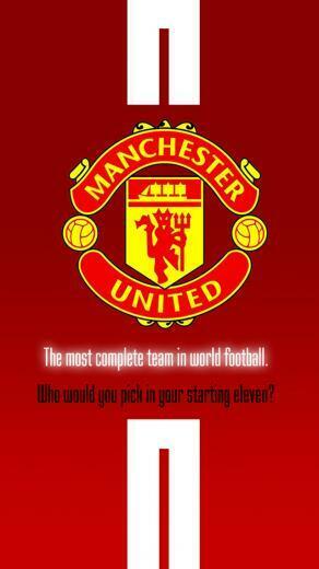 Manchester United Logo iPhone Wallpaper Background And