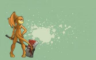 The Axe Wielding Furry Wallpaper iPhone