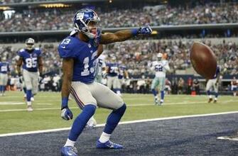 Arlington Tx Usa New York Giants Wide Receiver Odell Beckham Jr