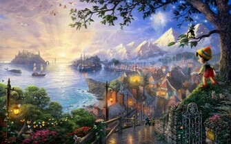 Pinocchio Walt Disney HD Wallpaper Background