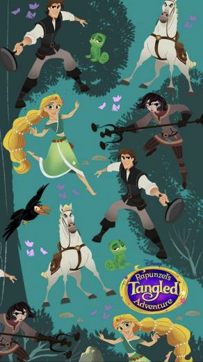 Rapunzel S Tangled Adventure Wallpaper Disney