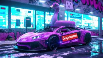 Supreme Laptop Background Background