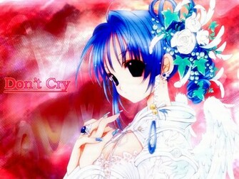 Anime Angel Girl Wallpaper With Brown Hair