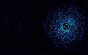 HD Background Blue Circle Pattern Abstract Design Texture