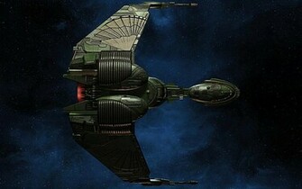 Klingon Bird Of Prey Retro B Rel Class Wallpaper By Drzu On