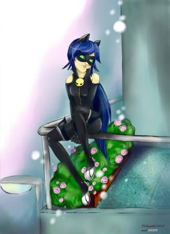 The Power Of Chat Noir Emma Agreste By Darkangelle1414