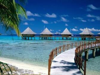 Walkway To Paradise Beach Wallpaper HD