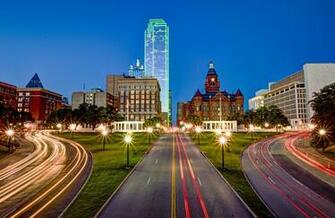 Downtown Dallas Wallpaper Skyline Night