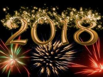 Greeting For New Year S Eve Fireworks In Night HD