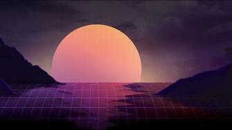 Vapor Wave Sunset 4k Wallpaper HD Artist