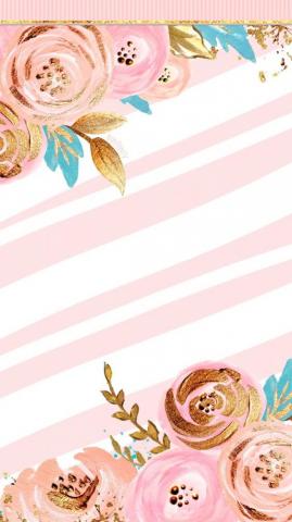 Phone Wallpaper HD Cute Glittery Gold Roses By Bonton Tv