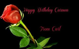 3d Abstract Happy BirtHDay Carmen Wallpaper Computer