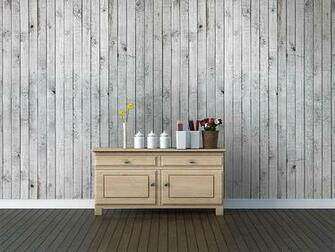 White Washed Wood Background The