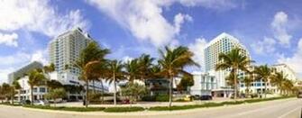 Hotel In A City Fort Lauderdale Florida Usa Poster Print By