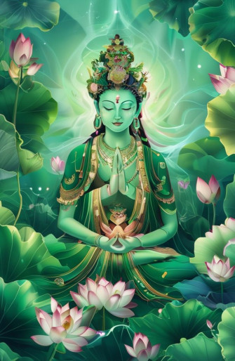 Green Tara Wallpaper