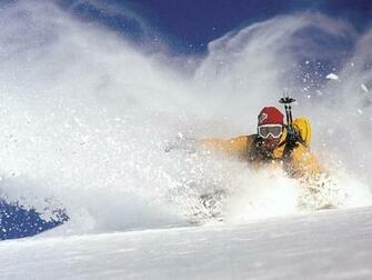 Wallpaper Snow White Skiing Rider