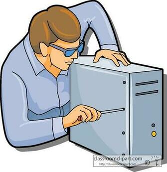 Occupation Computer Classroom Clipart