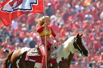 Sep Kansas City Mo Usa The Chiefs Mascot Warpaint