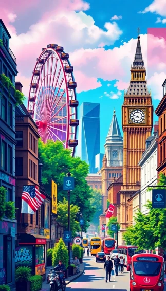 London Art Wallpaper