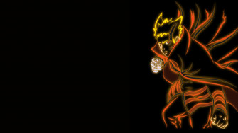 Naruto Uzumaki Baryon Mode Background 4k Phone iPhone Wallpaper