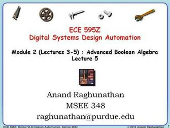 Nanohub Org Resources Ece 595z Lecture Advanced Boolean