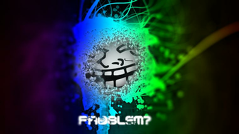 Glowing Trollface Wallpaper By Bobshizzler