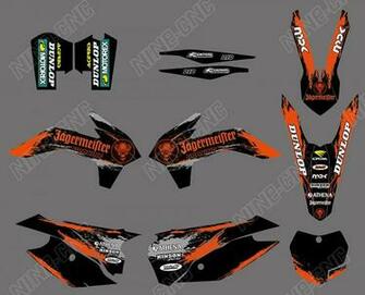 Team Graphics Background Decals For Ktm Sx Xc