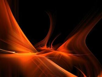 Orange Black Abstract