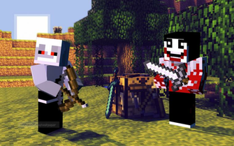 Novaskin Minecraft Wallpaper Who Is That By Rubeccaknight On