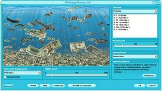 Falling 3d Money Screen Saver With Dollar And Euro