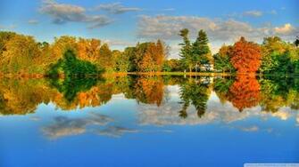 Autumn Lake Wallpaper